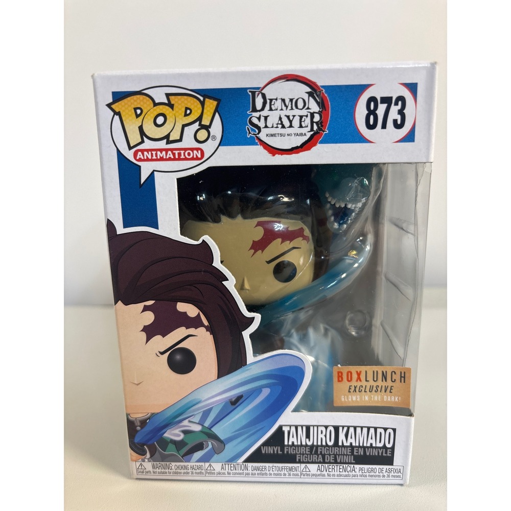 Funko Pop Demon Slayer Tanjiro Kamado 873 BoxLunch Exclusive Glow in the Dark